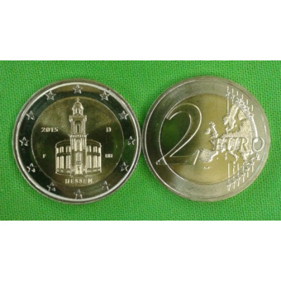 Монеты 2 евро 2015 г.  Германия. Гессен.
